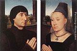 Hans Memling Portraits of Willem Moreel and His Wife painting